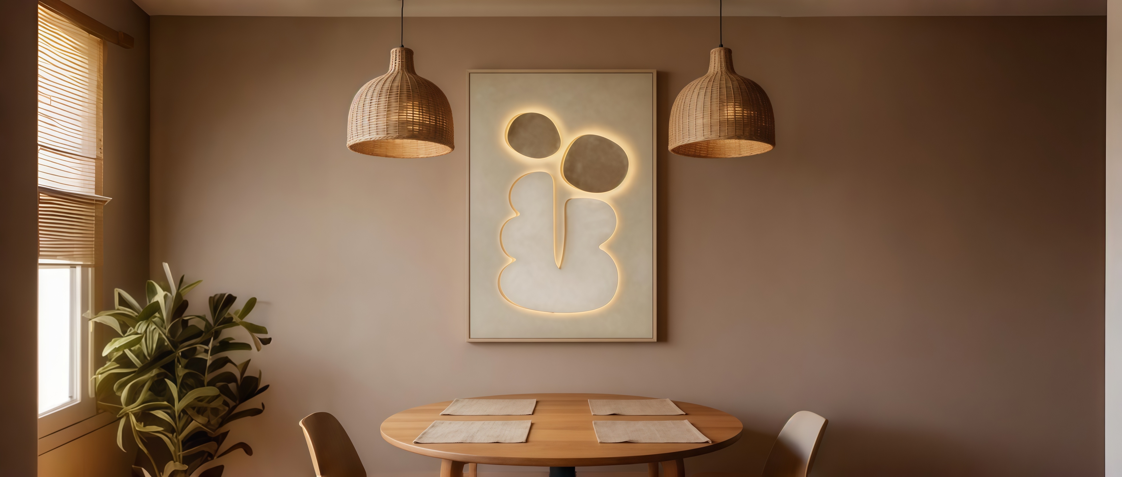 LED Wall Art: Warm Glowing Relief for Bedrooms and Hallways