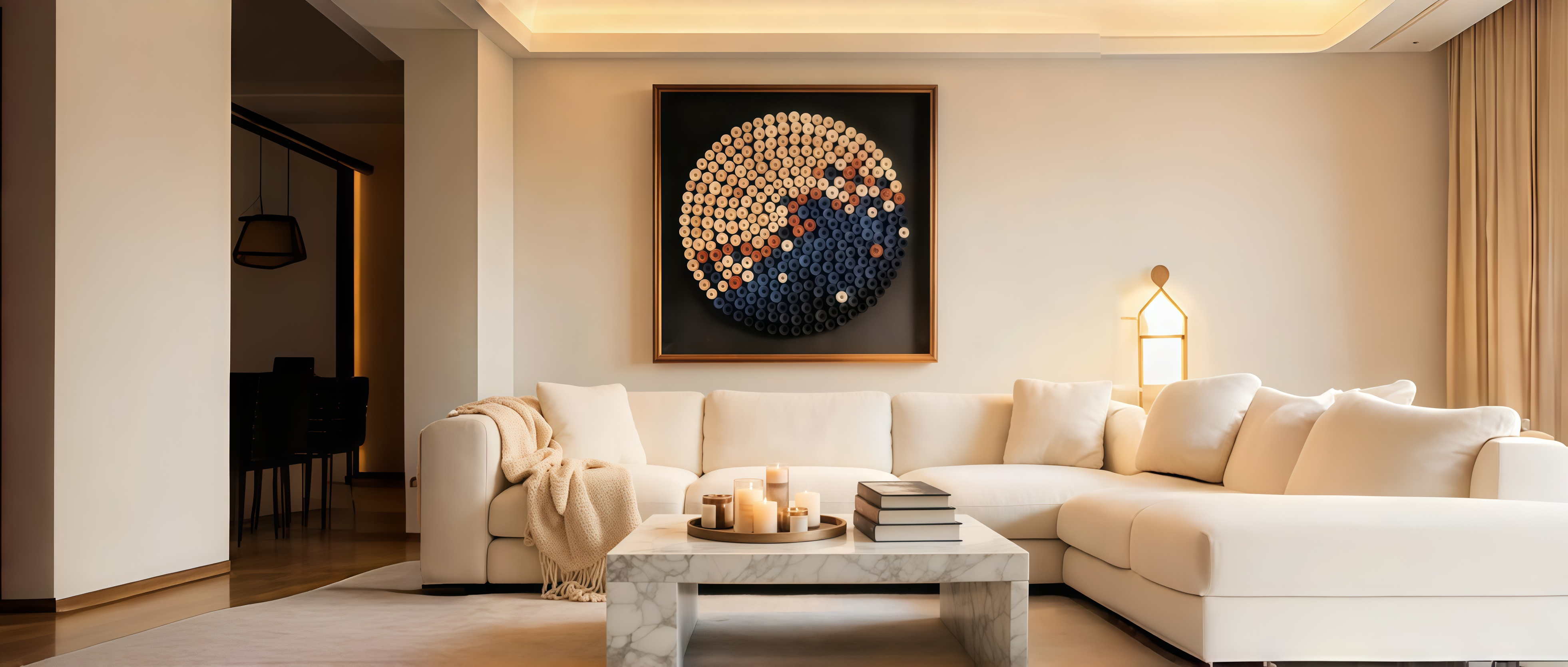 Gradient Circular Wall Art: Why a Single Sphere of Texture Is Replacing the Rectangular Canvas