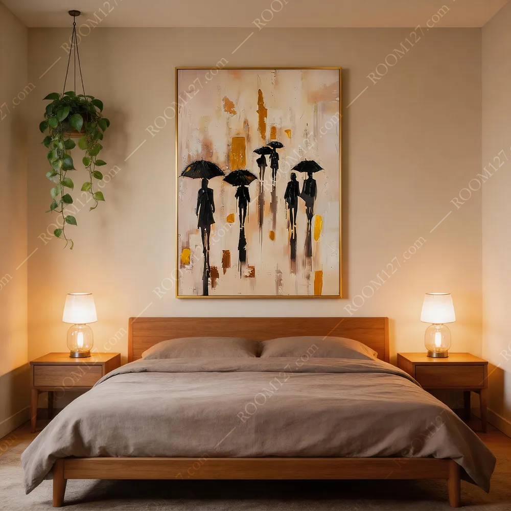 Dark gold fragmented outline light luxury style half-sided resin glossy three-dimensional vertical crystal diamond physical art decorative painting is suitable for hotels and living rooms