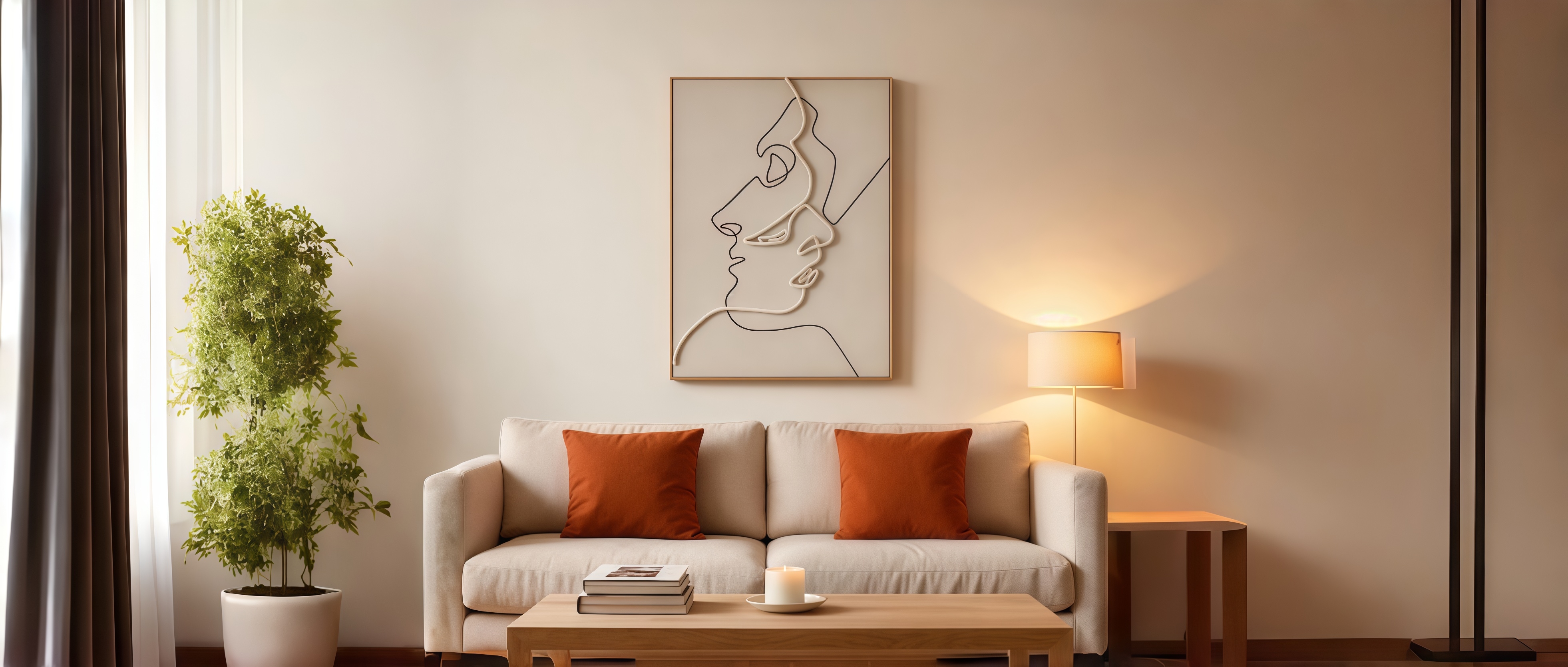 3D Rope‑Figure Portrait Wall Art For Minimalist Interior Spaces