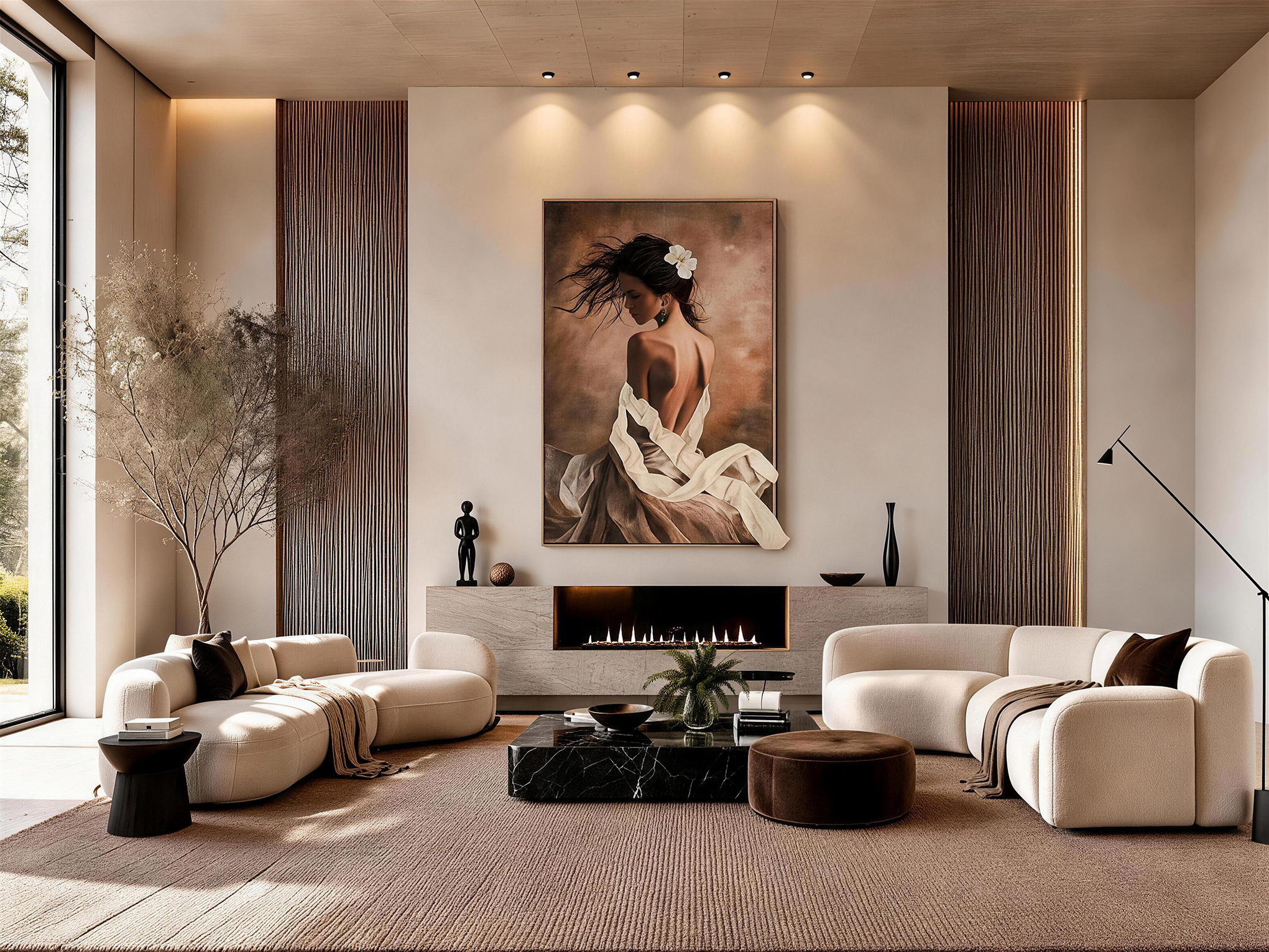 Luxury Living Room Main Background – Elevate Space Style