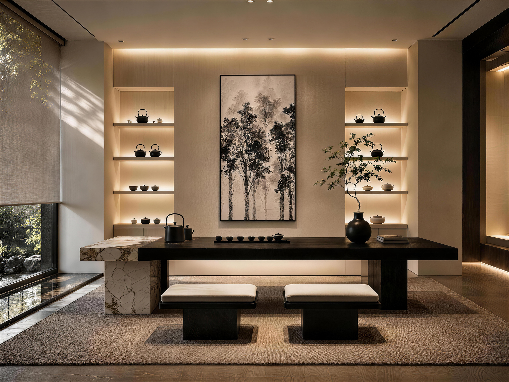Business Tea Room & Office – Demonstrate Taste and Cultural Heritage