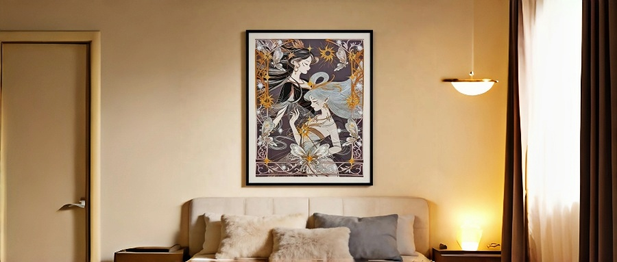Mythical Figurative Art Print｜New Art‑Nouveau Style Wall Decor Release